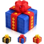 3D Printed Prank Gift Box With Screws, 3.15 Inch Surprise Money Puzzle Box, (New)
