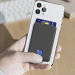 Mobile Phone Card Holder Stick on Anti Falling Credit Cardholder Easy Push 3M (New)