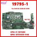 19795 1 Laptop Motherboard For Dell G3 3500 G5 5500 Notebook Mainboard With I7 10750H (New)