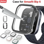 PC Case Glass Amazfit Bip 6 Anti-scratch Film Bumper Tempered (New)