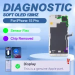 Diagnostic Screen iPhone 15 Pro LCD Touch Screen Digitizer (New)
