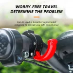 SEAMETAL Replaceable Bikes Hanging Bag Hook Multi function ABS Aluminum Motorcycle Hanger Hook Helmet Hooks (New)