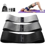 Fabric Resistance Hip Booty Bands Glute Thigh Elastic Workout Bands Squat Circle Stretch (New)