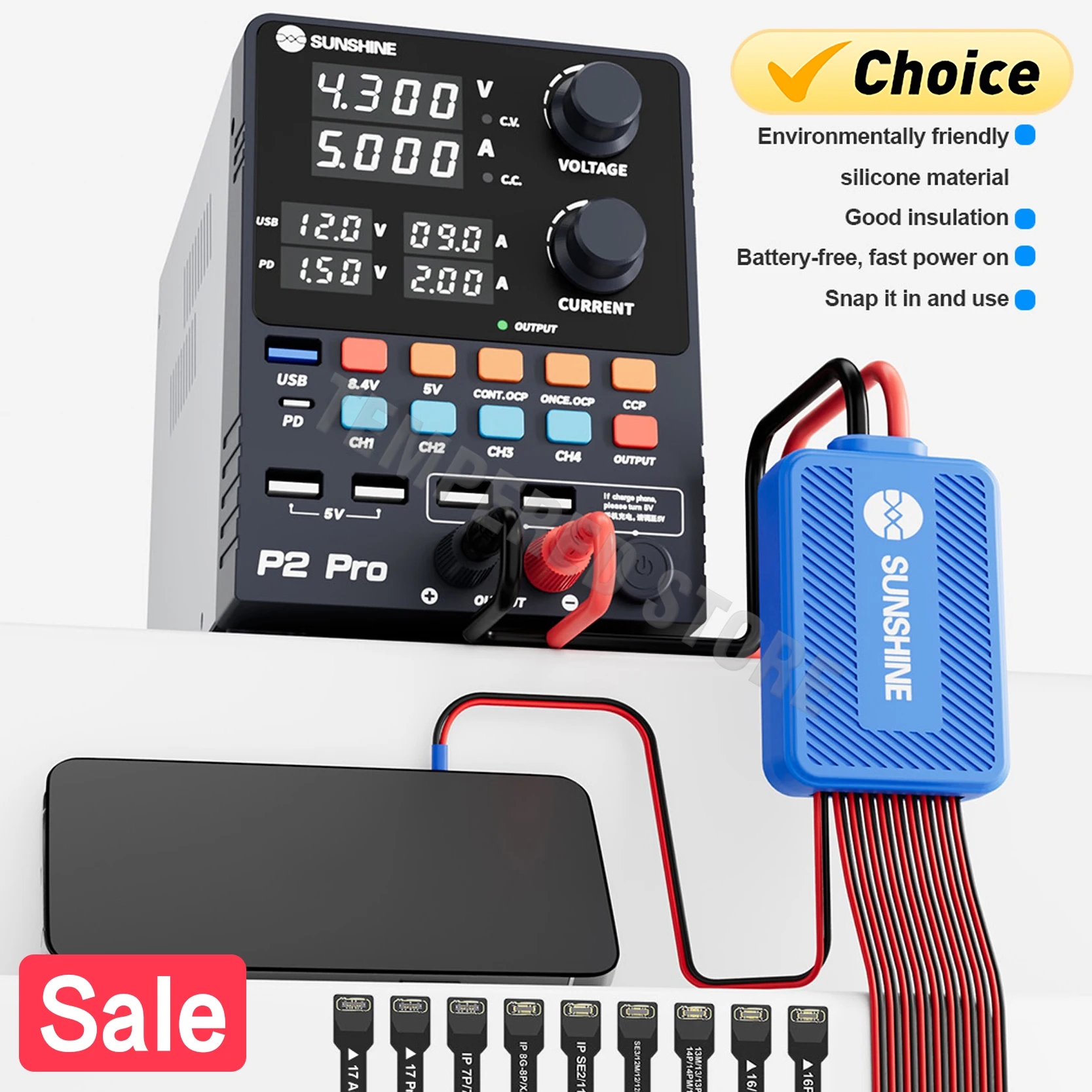 Sd6e4e8e8554e448d8f6fa89009e17335c SUNSHINE SS-905K Power Boot Control Silicone Line Dedicated iPhone (New) - Image 1