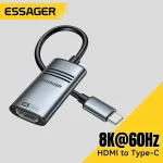 Essager HDMI-Compatible to USB-C Adapter 8K@60Hz 4K@120Hz/144Hz iPhone MacBook (New)