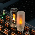 Retro USB LED Filament Night Light Yellow Warm Bulb Lighting Flame Ambient Light (New)