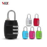 3 Dial Digit Password Lock Combination Suitcase Luggage Metal Code Password Locks Padlock (New)
