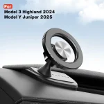 Mobile Phone Holder For Tesla Model 3 Y Highland Juniper Stronger Magnetic 360Â°Rotatable (New)