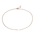 5 PVD Gold Stainless Steel 45cm Adjustable Flat Chains Handmade Necklace Connectors Charms (New)