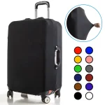 Fashion travel suitcase protective cover Luggage Protective Cover Solid Color Suitable for 18 32 (New)