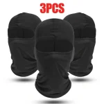 3 Pieces Quick dry Balaclava Sports Full Face Mask Soft Breathable Beanies Cycling Helmet (New)
