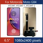 6.P-OLED Motorola Moto G84 lcd XT2347, XT2347-1 display with (New)