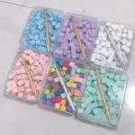 100 Gradient Sponge Brush for Nail Art, Gel Polish Brush, Glitter Powder, Manicure (New)