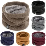 Fashion Women Knitted Scarf Solid Cashmer Like Winter Snood Scarves Lady Warm Wool (New)