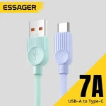 Essager 7A Quick Charge Cable 100W USB-A to Type-C Dual-Color (New)
