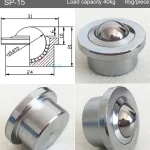 Factory outlets SP8 12 15 22 25 Precision universal Ball bearing casters wheel,Scroll flexible,Transmission systefurniture wheel (New)