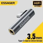 Essager Audio Adapter Type-C to 3.5mm iPhone 16 15 (New)