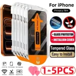 1 5 Privacy Screen Protector Dust Free Installation Protector for iPhone 15 14 13 (New)