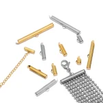 20 Stainless Steel Crimp End Caps Slider Clasps Buckles Tubes Connector Findings for (New)