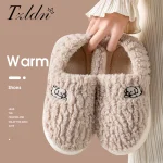 Cotton Slippers for Women Suitable for Home Use Indoor Anti Slip Confinement Shoes (New)