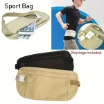 Sport Running Wais Bag Invisible Travel Waist Packs Pouch For Passport Money Belt (New)