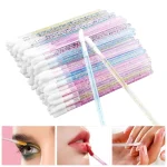 100 Disposable Lip Brush Eyelash Extension Makeup Brushes Lash Extension Mascara Applicator Lipstick (New)