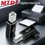 MIDI Printer Adapter USB Type C to Type B Male, Suitable for Printers, (New)