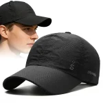 Spring Summer Outdoor Running Cap Unisex Thin Quick Drying Breathable Baseball Cap Soft (New)