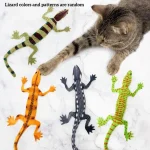 Lizard Catnip Toys Chew Bite Resistant Toys for Indoor Cats Relief Teeth Cleaning (New)