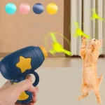 Funny Cat Toy Interactive Launch Pet Training Toy For Kitten Mini Flying Disc (New)