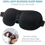3D Sleep Mask Blindfold Sleeping Aid Soft Memory Foam Eye Mask for Sleeping (New)