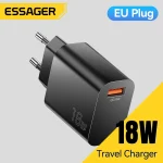 Essager 18W Travel Charger USB Quick Charge QC3.0 Fast Charger (New)