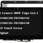 11.6 Inch Laptop LCD Touch Screen Display Digitizer Assembly Replacement For Lenovo 300w Yoga Gen 4 82VM 82VN 5M11H61340 (New)