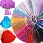 100 lot 13cm Color Polyester Silk Tassels Bookmark Tassels Mini Tassels For DIY Craft (New)