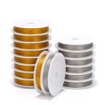 1Roll Stainless Steel 0.3 1.0mm Resistant Strong Line Beading Wire Jewelry Cords String for (New)