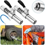 10000PSI Grease Gun Coupler Oil Pump Quick Release Grease Nozzle Injector Lubricating Oil (New)