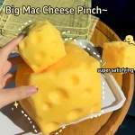 Giant Cheese Squeeze Toy Extra Large Size Cheese Squishy Fidget Toys Slow Rebound (New)
