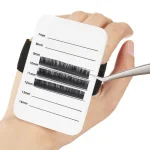 CNKESS Fake Eyelash Tray Strip Stand Acrylic Eyelashes Lashes Display Hand Plate Eye (New)
