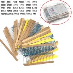 300 600 30 Kinds 1 4W Resistance 0.01 Metal Film Resistor Pack Assorted Kit 1K (New)