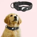 AirTag Dog Collar Reflective Dog Collar Padded Dog Collars AirTag Holder Case Adjustable (New)