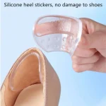 Heels Grips Silicone Heel Stickers for Women Men Anti Slip Heel Cushions (New)