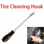 Tire Cleaning Hook Car Tire Clear Stone Hook To Remove Gravel Cleaning Tool (New)