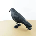 Simulation Crow Black Raven Bird Repellent Natural Pest Control Pigeon Repellent Raven Prop (New)