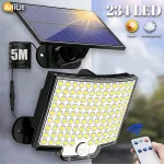 234LED Solar Lights Outdoor 3 Working Modes Super Bright Motion Sensor IP65 Waterproof (New)
