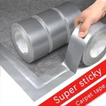 Super Sticky Cloth Duct Tape Carpet Binding Floor Waterproof Heavy Duty Industrial Adhesive (New)