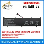 W042 15.4V 94Wh 6100mAh W042-83 Battery WooKing X16 (New)