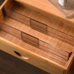 set Adjustable Clapboard Drawer Divider Partition DIY Durable Storage Organiser Wardrobe Closet Punch free (New)