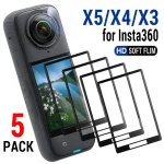 1-Insta360 X5 X4 X3 Screen Protectors Flexible HD (New)