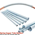 5 set Air Conditioning Pipes Bender,Aluminum Pipe Bending Tool,External Spring Copper Tube Bender for (New)