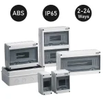 HT IP65 2 3 5 8 12 15 18 24 Way Distribution Box Waterproof MCB Box Panel Installation Distribution Box (New)